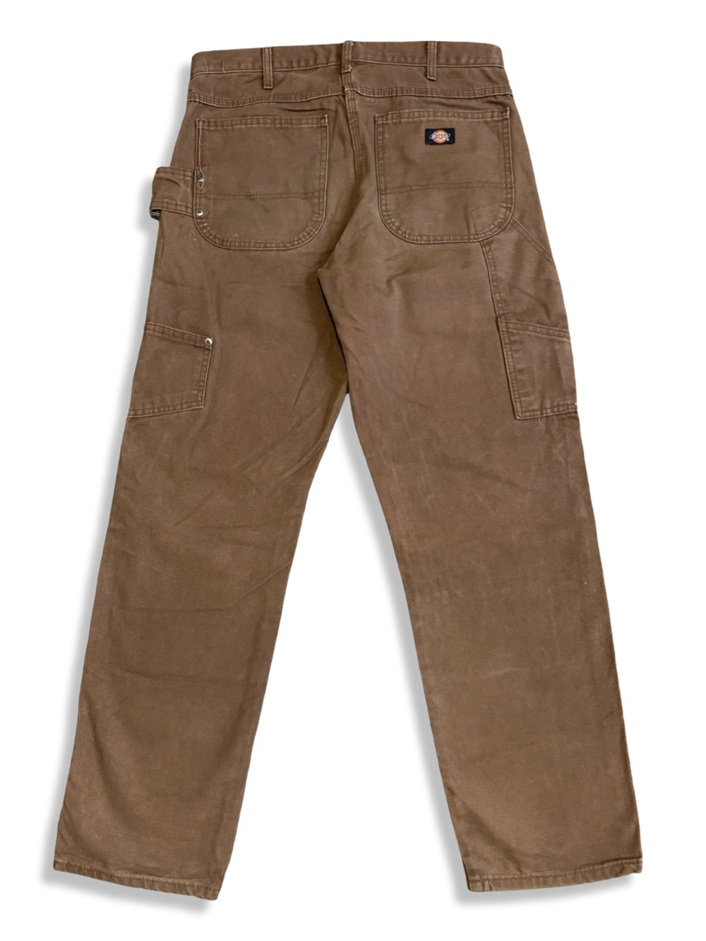 Dickies Brown Carpenter Work Pants - Durable Canvas